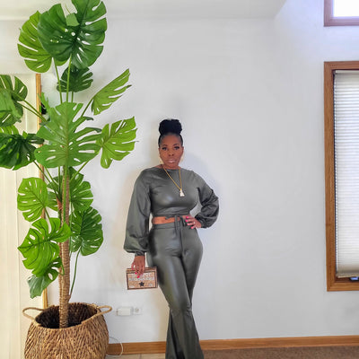 Sassy Me Faux Leather Set