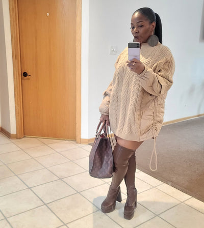 Oversized Sweater Dress