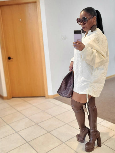 Oversized Sweater Dress