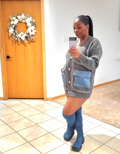 Kerri Ann Denim Cardigan
