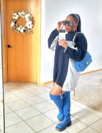 Oversided Denim Patch Shirt/Dress