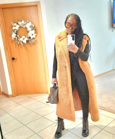 Teddy Bear Long Vest