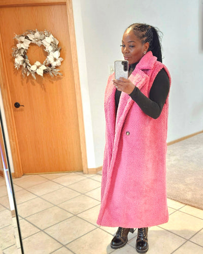 Teddy Bear Long Vest