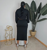 2 Piece Cargo Skirt Set