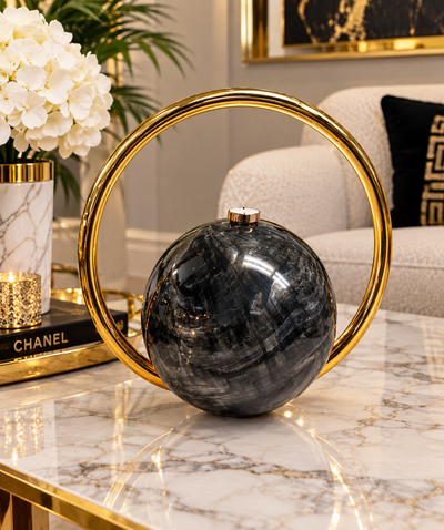 Around The World Acrylic Ball Purse