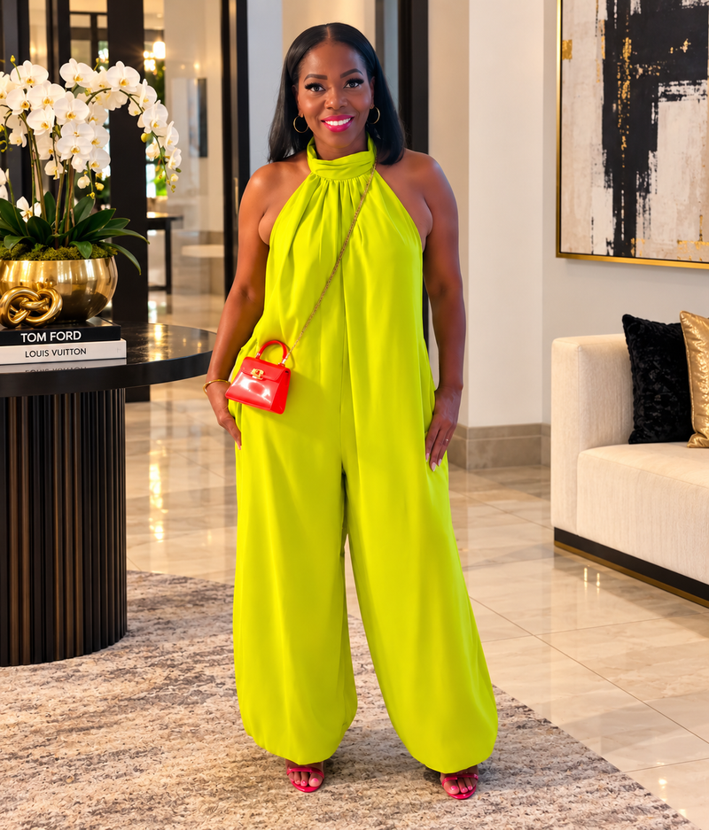 Lime Me Up Jumpsuit