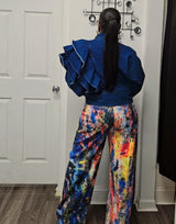 Paint Splash Denim Jeans