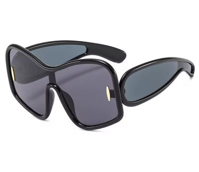 Vintage Big Frame Sun Glasses