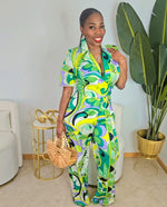 2 Piece Floral Set