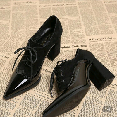 Chuckie Heel Pointy Toe Shoes