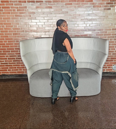 Denim Harem Jeans