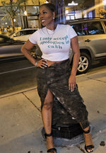 Jacket Inspired Camo Skirt