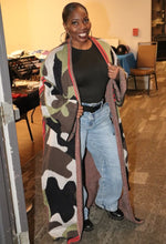 Oversized Camo Kimono