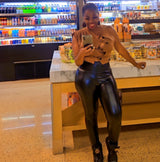 Brown Safety Pin Top