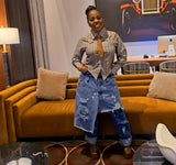 Megan Striped Tie Top