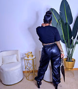 2 piece Leopard Print Bodysuit