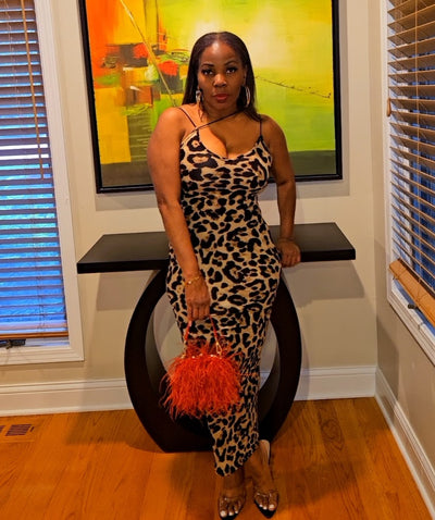 Sexy Leopard Cami Dress