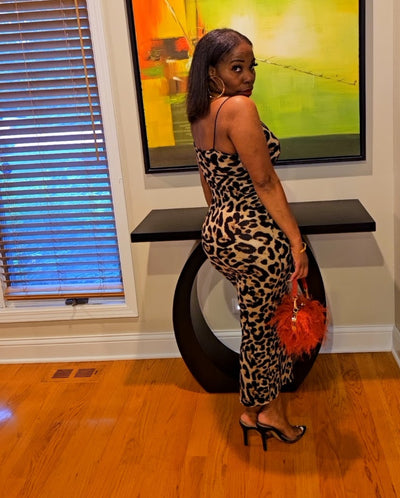 Sexy Leopard Cami Dress