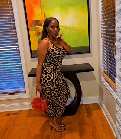 Sexy Leopard Cami Dress