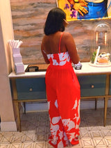 2 Piece Floral Print Set
