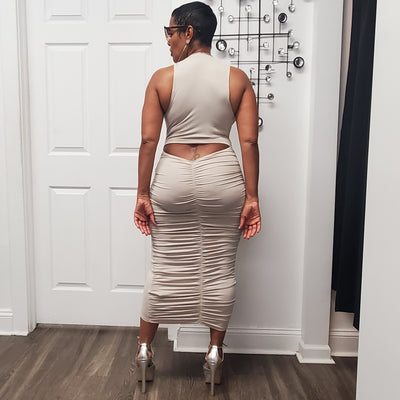 Oatmeal BodyCon Dress