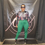 Pine Green Bandage Pants