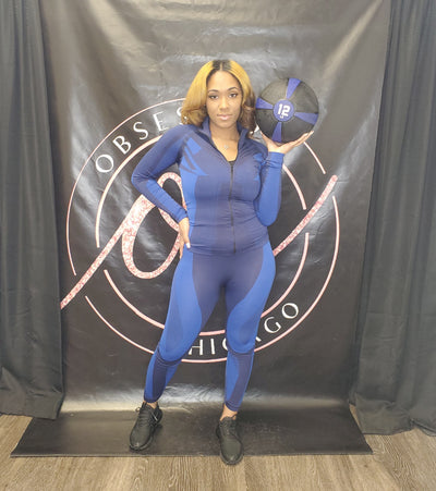 Royal Blue Yoga Set.