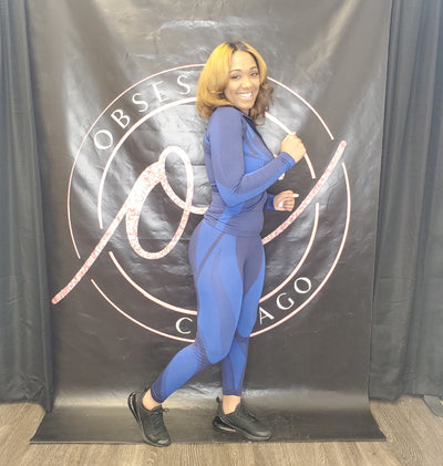 Royal Blue Yoga Set.