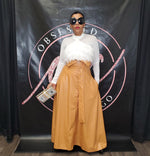 Faux Maxi Skirt