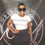 Cropped Goddess Tee