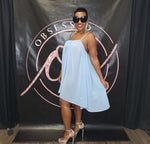 Powder Blue Flare Dress