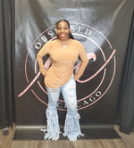 Caramel Backout Top