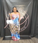 Cheetah Print Maxi Dress