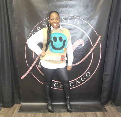 Smiley Face Sweater Vest