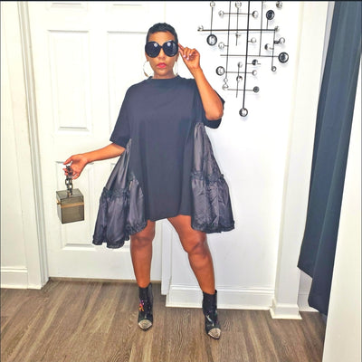 Black Baby Doll Dress