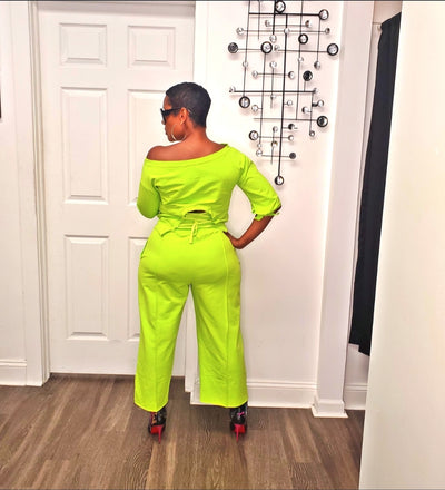 Neon Geen 2 Piece Set