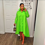 OverSized Lime Dress