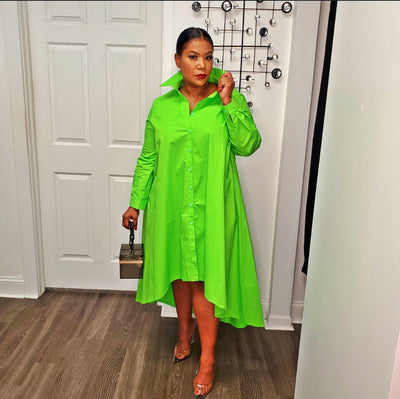 OverSized Lime Dress