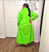 OverSized Lime Dress