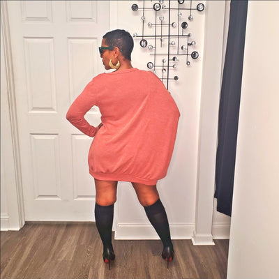 Oversized Rust Top