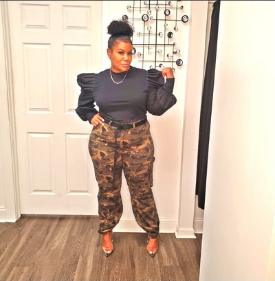 Camo Curvy Jeans