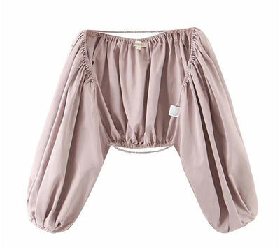 Tommie Lantern Sleeve Backout Top